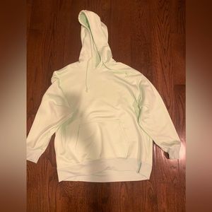 Nike large therma fit hoodie, light mint green